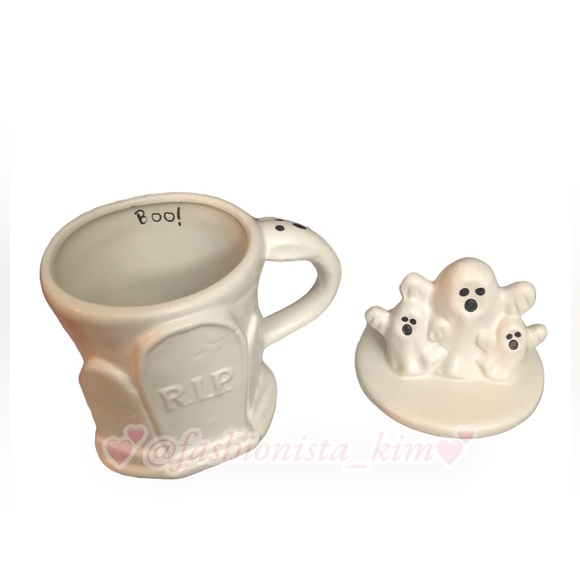 Ghost RIP mug with topper new with tags - Picture 5 of 15